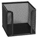 Бокс для бумаг " KWELT " 10*10*8см металлический, сетчатый, черный