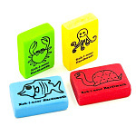 Ластик " Koh-i-Noor " Animals 31*21*8мм, ассорти, мягкий