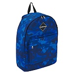 Рюкзак " Erich Krause " 29*39*13см EasyLine 17L Sea Camo, 1 отделение, карман на молнии, регулируемые лямки, ручка-петля