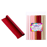 Набор бумаги крепированной " Mazari " Телесный 25*60см 38гр 9цв