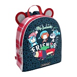 Рюкзак " Erich Krause " 22*25*11см EasyLine mini Animals 5L Adventure Friends, 1 отделение, регулируемые лямки, ручка-петля, светоотражающий элементы
