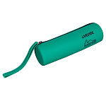 Пенал " deVente " 1 отделение 20*6*6см Marandi, аквамариновый, силиконовый, на молнии, с бегунком-петлей, пластиковая упаковка, европодвес