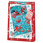 Пакет Новогодний бумажный " Мир открыток " 18*22,7*10см Тепла, уюта, ламинированный