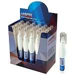 Корректирующая ручка " deVente " 7мл, металлический наконечник, на спиртовой основе, морозоустойчивая, быстросохнущая, картонный дисплей