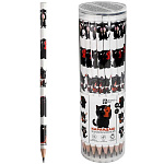 Карандаш ч/гр " Феникс " Черный кот НВ трехгранный, деревянный, заточенный, пластиковый тубус