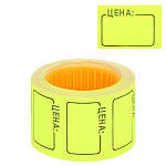 Ценники ролик. 35*25 мм по 200 этик желтый