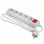 Сетевой фильтр " Buro "  1,5м 5 розеток серый