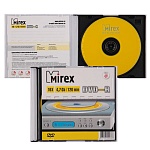 Диск DVD-R " Mirex " Brand 4.7 GB 16x Slim case