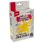 Опыты " Lori " Волшебный лизун. Мир пикселей. Желтый лизун, в наборе: химические растворы с красителем и ароматизатором, палочка, перчатки, инструкция