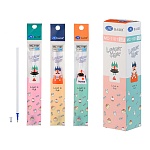 Стержень пиши-стирай " Basir " гелевый синий 0,38мм 129мм