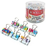 Зажимы " KWELT " с печатью 15мм 60шт/уп