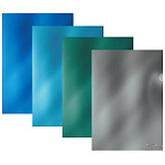 Папка-уголок " Erich Krause " А4 Glossy Ice Metallic непрозрачная, ассорти, пластик 0,18мм