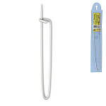 Булавка для вязания " Gamma " d=2,7мм металл, длина 17см, с покрытием, применяется для частичного вязания, ПВХ упаковка, европодвес