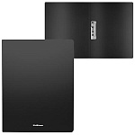 Папка с зажимом " Erich Krause " A4 Matt Classic черная, пластик 0,40мм, текстура поверхности- песок, непрозрачная, боковой зажим, ширина корешка- 17мм