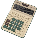 Калькулятор настольный 12 разрядов " deVente " DC-118G, 126*175*42мм, двойное питание, бежевый и фисташковый