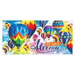 Конверт для денег " Мир открыток " 2-16 На яркие мечты, Шары, 168*83мм, блестки, рельеф