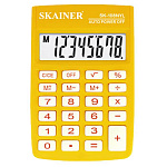 Калькулятор карманный 8 разрядов " Skainer " SK-108NYL, 58*88*10мм, батарея, желтый