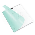 Тетрадь с пластиковой обложкой А5 12л линия " Erich Krause " Классика CoverPrо Pastel Мятная, офсет, на скобе, скругленные углы, 1 дизайн в коробке