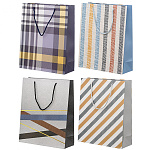 Пакет бумажный " Basir " 30*40*10см Шотландка, ассорти (без возможности выбора дизайна), ламинированный