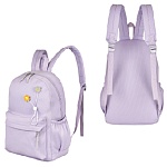 Рюкзак " Sanvero " 42*30*18см сиреневый, 1 отделение, карман на молнии спереди, боковые карманы на резинке, водоотталкивающая композитная ткань, ручка-петля