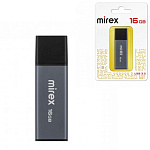 Флеш-диск " Mirex " 16GB Stiff серый USB 2.0