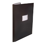 Папка 20файлов " Бюрократ " А3 черный, пластик 0,80мм