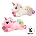 Мягкая игрушка " KWELT " Единорог, 18см, ассорти (без возможности выбора цвета)