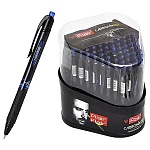 Ручка шариковая автоматическая " Flair " Carbonix RT черная 0,7мм, игольчатый пишущий узел, темный карбоновый корпус