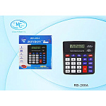 Калькулятор настольный 8 разрядов " Ronbon " RB-268A, 120*130*20мм, батарейка, черный