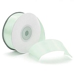 Лента атласная " Bravo " 25мм*22,85м нежно-зеленая