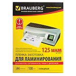 Пленки-заготовки для ламинирования А4 100шт 125мкм