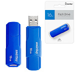 Флеш-диск " SmartBuy " 16GB Clue синий USB 2.0, пластик