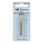 Иглы для шитья " Gamma " для слабовидящих, 12шт, в конверте