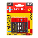 Батарейка " deVente " Alkaline LR06/1,5В алкалиновая, блистер, европодвес