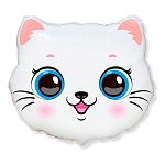 Шар фольгированный фигурный " Браво " 22"/51*55см Кошечка голова