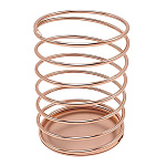 Стакан-пружина " KWELT " 7*7*9,5см, металлический , круглый, медный