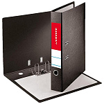 Папка-регистратор БОЛЬШОЙ ФОРМАТ А3 " deVente " разборная 75мм двусторонний ПВХ Черная, пластиковый карман со сменной этикеткой