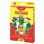 Пластилин " Луч " Кроха 10цв 160г на растительной основе, картонная упаковка, европодвес
