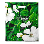 Пакет ПЭ " Интерпак " с вырубной ручкой ПВД, 40*47см 45мкм Магия