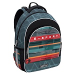 Рюкзак " Erich Krause " 39*28*14см ErgoLine 15L Cybersport, многоцветный, эргономичная спинка, 1 отделение, большой внешний карман на молнии, 2 боковых кармана на резинке, усиленное дно, светоотражающие элементы, регулируемые лямки