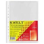 Файлы А4+ " KWELT " 80мкм 100шт тисненые, апельсиновая корка