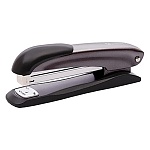 Степлер №24/6, 26/6 на 30л " Lamark " 100скоб Ulrich металлический, встроенный антистеплер, противоскользящая резиновая вставка, один режим скрепления скоб, глубина закладки бумаги 90мм, металлический механизм подачи скоб, черный, картонная упаковка