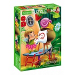 Пазлы " Hatber "  15элементов ECO Maxi Феечка-художница 22*33см, картонная упаковка