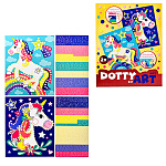 Аппликация из EVA А5+ " Mazari " Unicorns, 2 картинки, наклейки, пакет