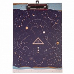 Планшет " Hatber " А4 SuperNova с металлическим зажимом, матовый ламинированный картон 1,75мм