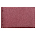 Визитница " ДПС " 28 карт бордовая 60*100мм горизонтальная ПВХ