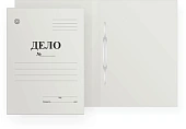 Папка скоросшиватель картон белый пл. 440г/м2 немел