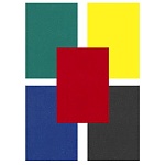 Тетрадь А4 96л клетка " Типография " бумвинил ассорти (без возможности выбора цвета), офсет, на скобе