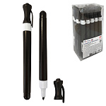 Маркер для белой доски " Attomex " Черный 2мм, пулевидный наконечник, круглый корпус