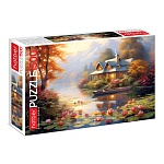 Пазлы " Hatber " 1500элементов Кувшинки 67*48см, картонная упаковка